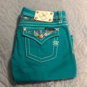 New Teal Miss Me’s